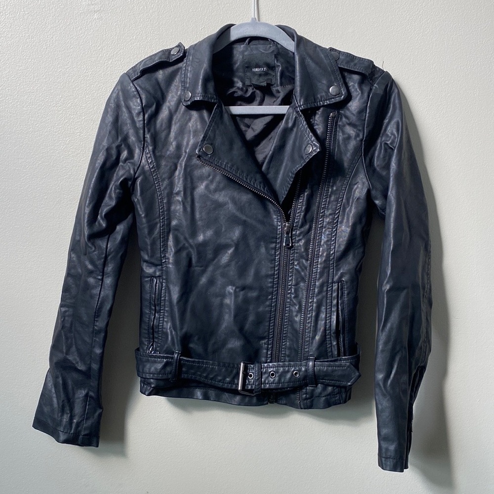 Forever 21 faux leather jacket.